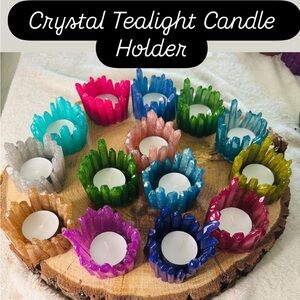 Crystal Tealight Candle Holders